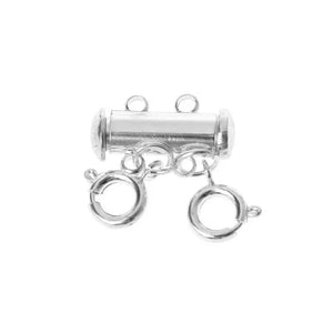 4XBE Strand Clasps Lobster Clasp Layered Necklace Magnetic Tube Lock
