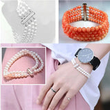 4XBE Strand Clasps Lobster Clasp Layered Necklace Magnetic Tube Lock