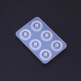 Silicone Epoxy Mold Beads Round Rhombus Pendant Handsize Mold Craft DIY Tool