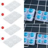Silicone Epoxy Mold Beads Round Rhombus Pendant Handsize Mold Craft DIY Tool