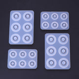 Silicone Epoxy Mold Beads Round Rhombus Pendant Handsize Mold Craft DIY Tool