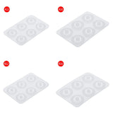 Silicone Epoxy Mold Beads Round Rhombus Pendant Handsize Mold Craft DIY Tool