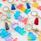 Alphabet Silicone Resin Mold DIY Keychain Making Kit