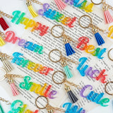 Alphabet Silicone Resin Mold DIY Keychain Making Kit