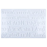 Alphabet Silicone Resin Mold DIY Keychain Making Kit