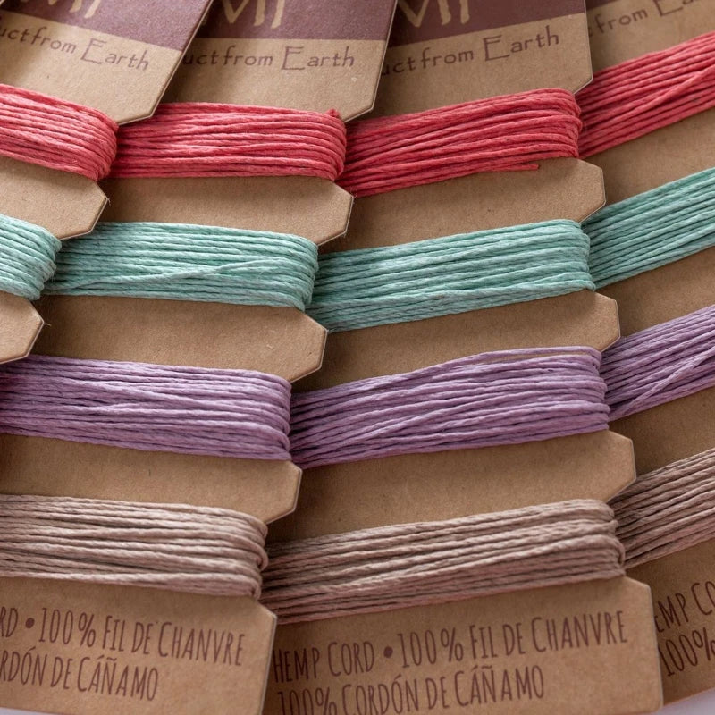 4XBF 1mm 16 Colors Waxed Hemp Cord - Jewelry Making Twine