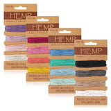 4XBF 1mm 16 Colors Waxed Hemp Cord - Jewelry Making Twine