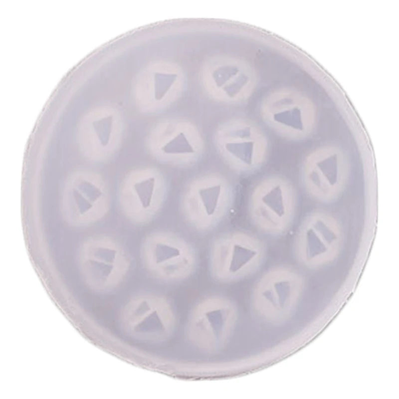 4XBF 3D Gems Fondant Molds Keychain Pendants Resin Molds Silicone Jewelry