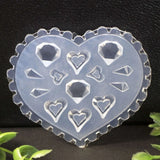 3D Rose Heart Fish Shaped Mold Nail Art Silicone Decorative Mould