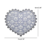 3D Rose Heart Fish Shaped Mold Nail Art Silicone Decorative Mould