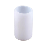Cylindrical Bottle Lamp Resin Mold with Switch USB Powered Wooden Base