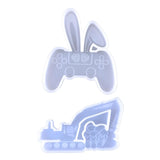 Silicone Epoxy Mold for DIY Rabbit Earrings & Keychain Pendant Crafting