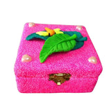 4XBF Unpainted Wooden Jewellery Box with Hinged Lid