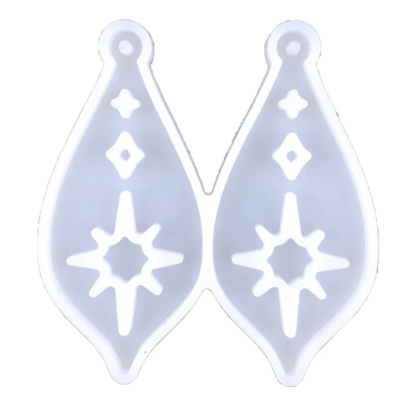 Diy Moon Star Earrings Mold for Jewelry Making