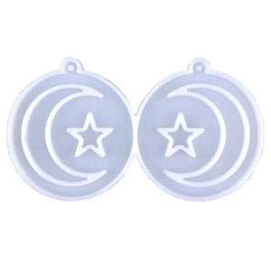 Diy Moon Star Earrings Mold for Jewelry Making