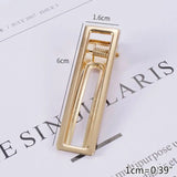 4XBF Epoxy Resin Mold Hair Clips Barrettes Casting Silicone Mould