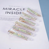 4XBF Epoxy Resin Mold Hair Clips Barrettes Casting Silicone Mould