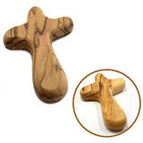 Hand Held Wood Cross for Fine Prayer Comfort