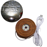 Wood LED Light Display Base for Resin Art