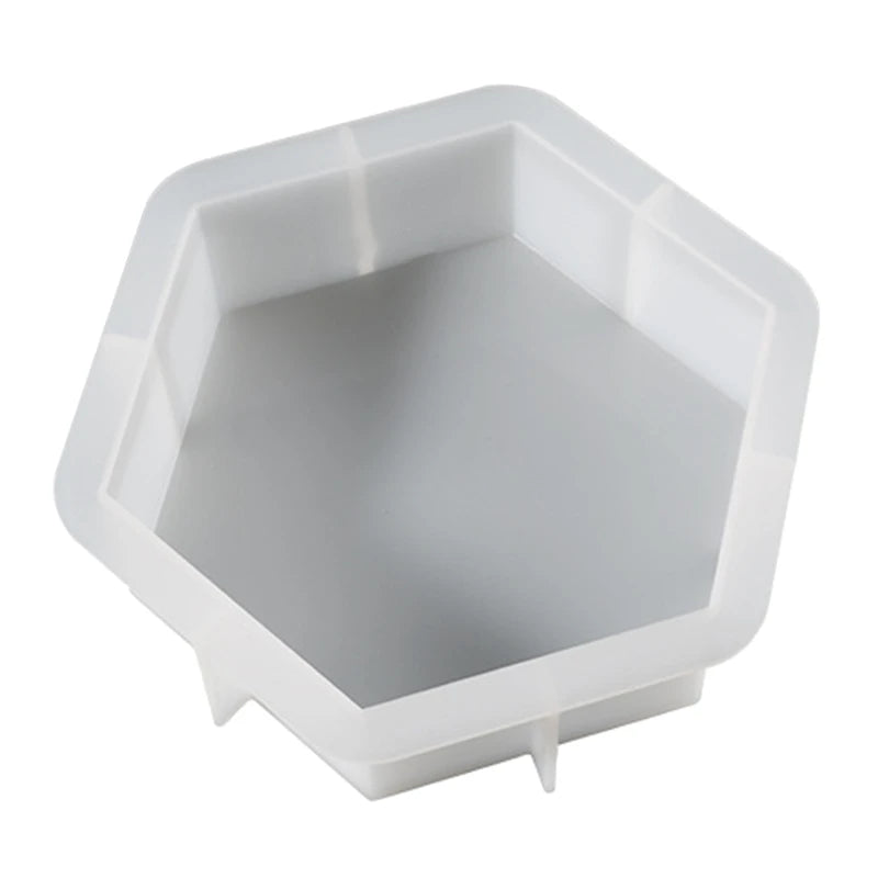 4XBF Large Hexagonal Silicone Mould for Preserving Flowers