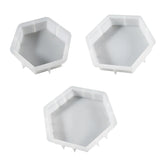 4XBF Large Hexagonal Silicone Mould for Preserving Flowers