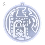 Christmas Tree Keychain Silicone Mold DIY Jewelry Resin Crafting Molds
