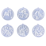 Christmas Tree Keychain Silicone Mold DIY Jewelry Resin Crafting Molds
