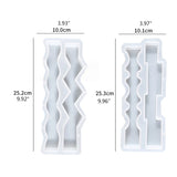 4XBF Strip Candle Silicone Mold Epoxy Resin DIY Jewelry Making Tools