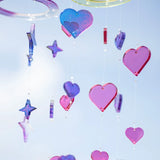 Heart Shaped Wind Chime Silicone Molds for Epoxy Resin Casting