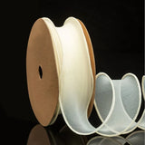 Colorful Organza Ribbon Wave Silk Bow for Hair Wrapping