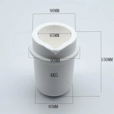 4kg High Temp Quartz Crucible Metal Melting Jewelry Making Tools