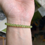 Natural Peridot Stone Bracelet - Gemstone Jewelry Bracelet