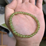 Natural Peridot Stone Bracelet - Gemstone Jewelry Bracelet