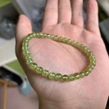Natural Peridot Stone Bracelet - Gemstone Jewelry Bracelet