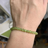 Natural Peridot Stone Bracelet - Gemstone Jewelry Bracelet