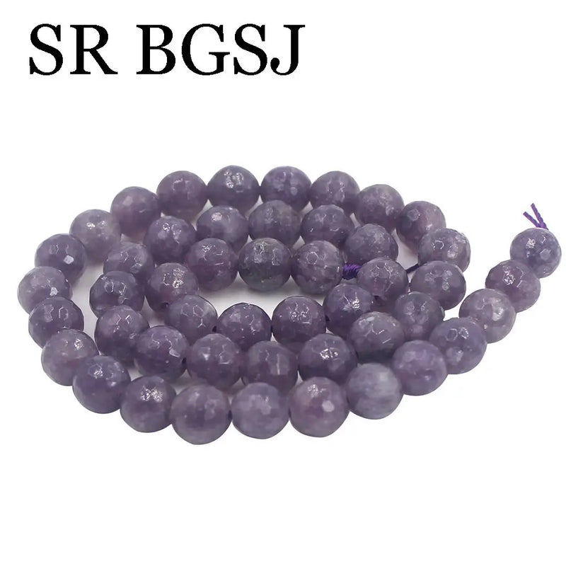 4mm 6mm 8mm 10mm AA Pink Lepidolite Round Spacer Gems Beads