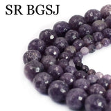 4mm 6mm 8mm 10mm AA Pink Lepidolite Round Spacer Gems Beads
