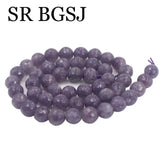 4mm 6mm 8mm 10mm AA Pink Lepidolite Round Spacer Gems Beads