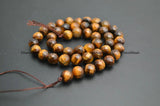 4mm 6mm 8mm 10mm Faceted Tiger Eye Stone Round Loose Beads