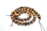 4mm 6mm 8mm 10mm Faceted Tiger Eye Stone Round Loose Beads