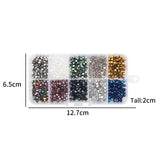 4mm 6mm 8mm Bicone Crystal Spacer Beads Kit DIY Jewelry Making Accessories