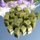 Square Stone Agates Jades Amazonite Cube Beads 15in