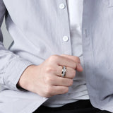 Rose Tungsten Carbide Wedding Band Ring for Men