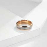 Rose Tungsten Carbide Wedding Band Ring for Men