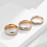 Rose Tungsten Carbide Wedding Band Ring for Men