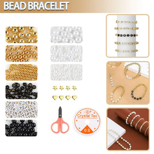 Spacer Beads Letter Beads Jewelry Making Kit DIY Bracelet Necklace Rings