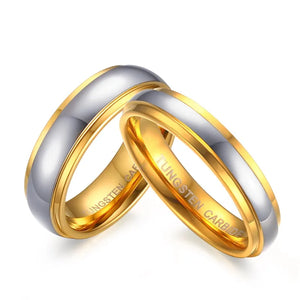 Tungsten Carbide Love Alliance Wedding Rings for Men and Women