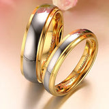 Tungsten Carbide Love Alliance Wedding Rings for Men and Women