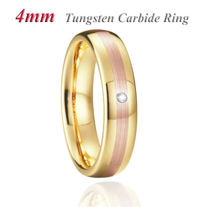 Tungsten Carbide Love Alliance Wedding Rings for Men and Women