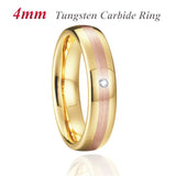Tungsten Carbide Love Alliance Wedding Rings for Men and Women